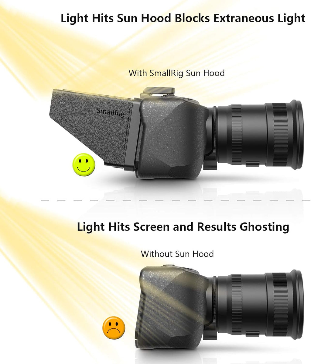 Camera Sun Hood Sun Shade LCD Screen Sunhood S554487