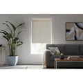 Beige Cordless Blackout Fabric Roller Shade 55.25 in. W x 72 in. L U970