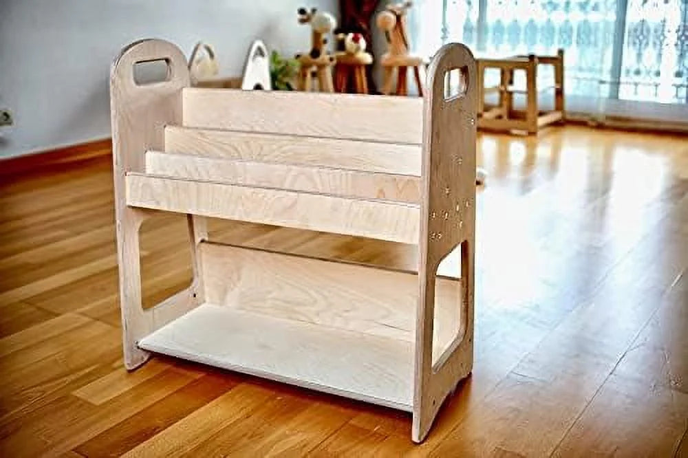 Wooden Bookshelf with Shelves G5890