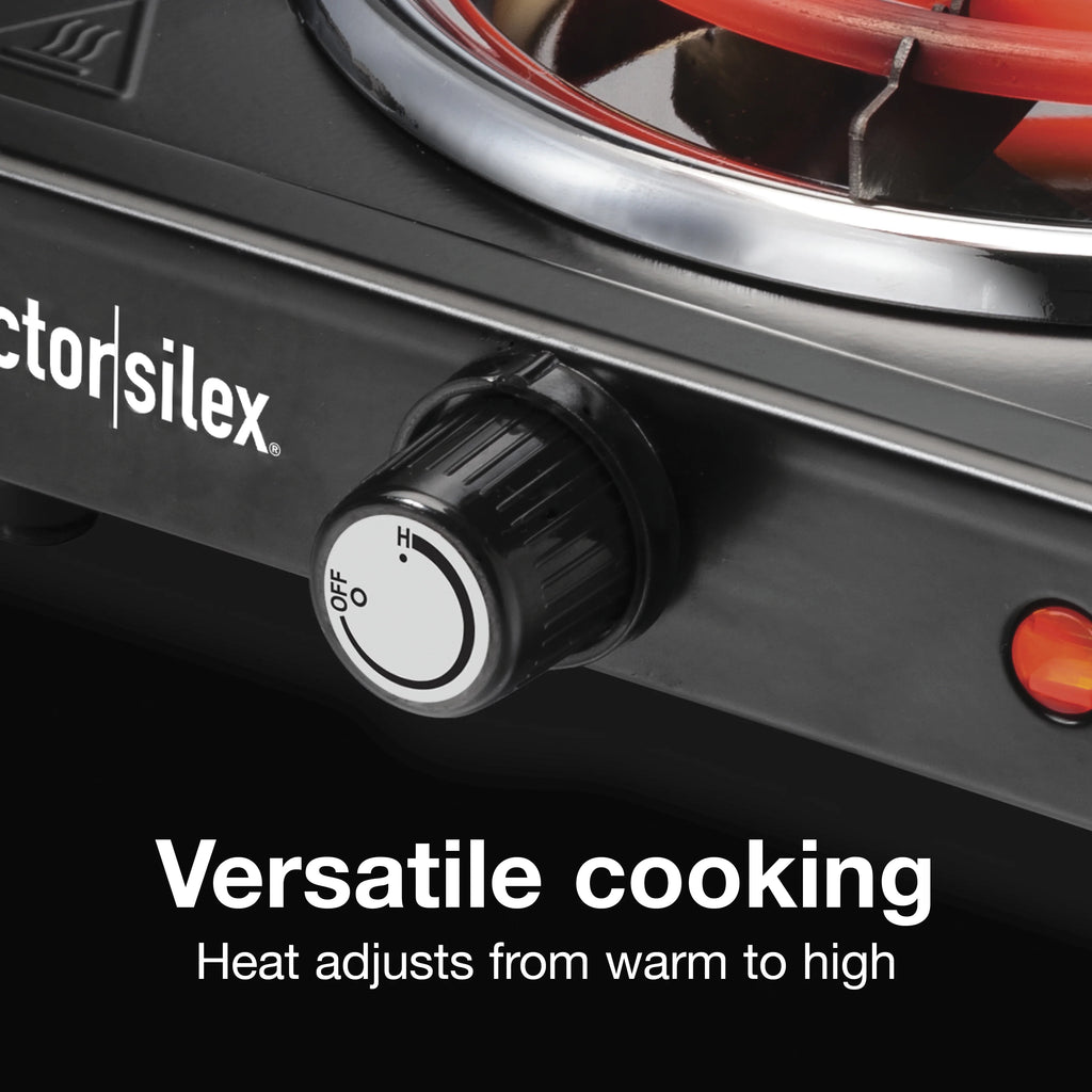 Single Burner Cooktop, Adjustable Temperature, Portable, Stainless Steel Plate G73946