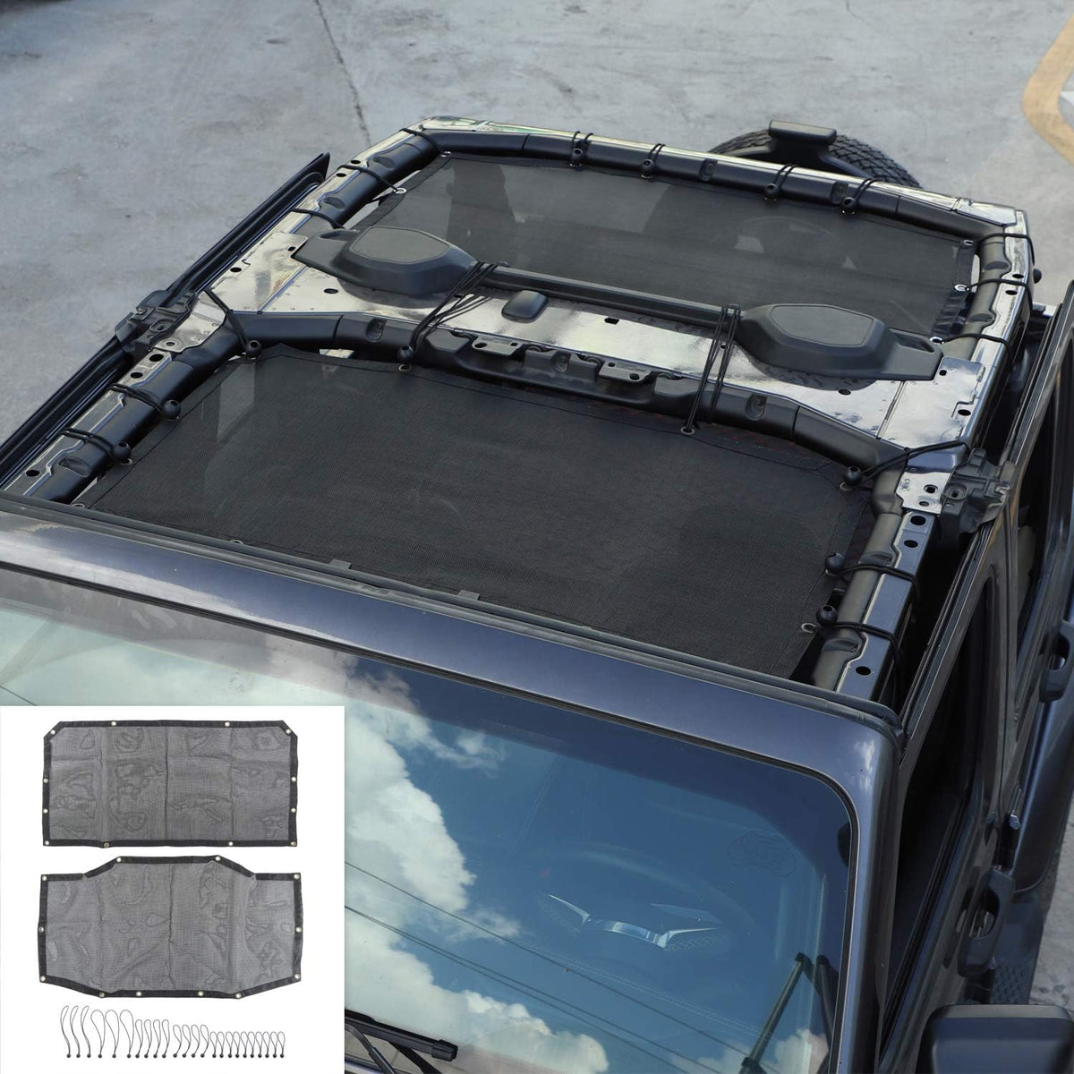 Mesh Sun Shade 2 Pieces G288