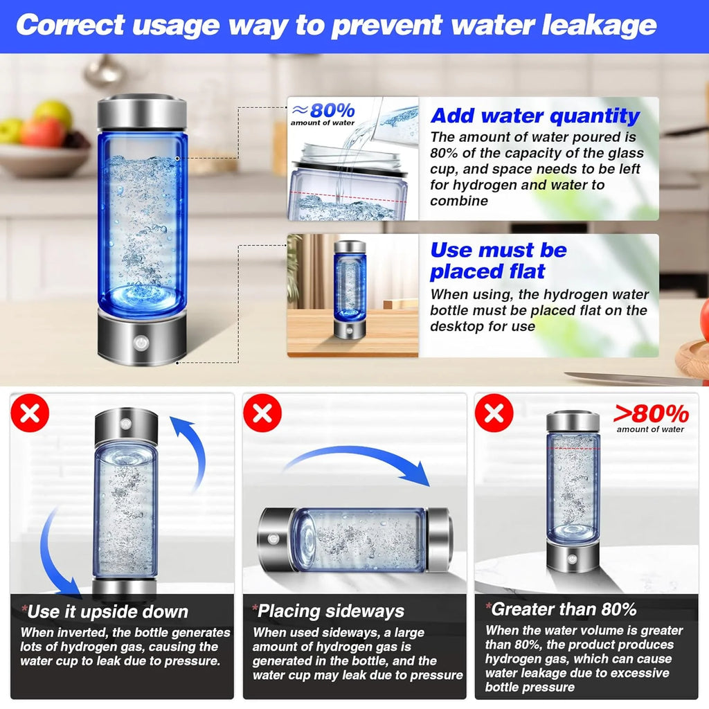 Portable Hydrogen Water Generator Alkaline Maker Y33140
