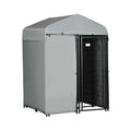 4 x 4 x 6 ft. Outdoor Dog Kennel with Waterproof Canopy I1025
