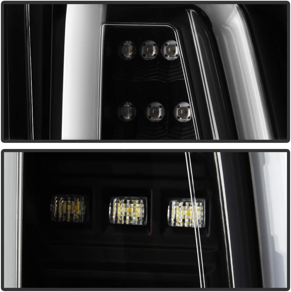 Black Full LED Tail Lights Pair Set X78026