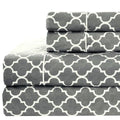 100% Cotton Percale Sheets King Gray D800383