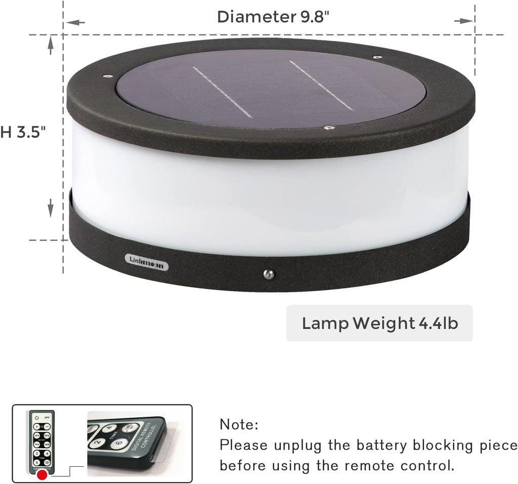Outdoor Solar Post Cap Light R1505