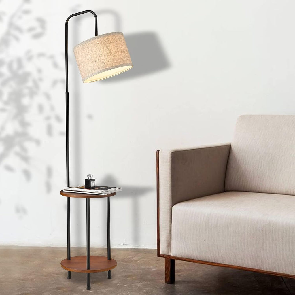 Modern Floor Lamp with End Table Q530559