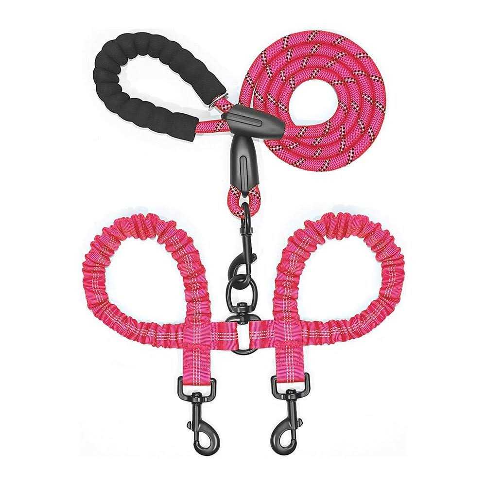 Double Dog Leash 360 Swivel No Tangle L710