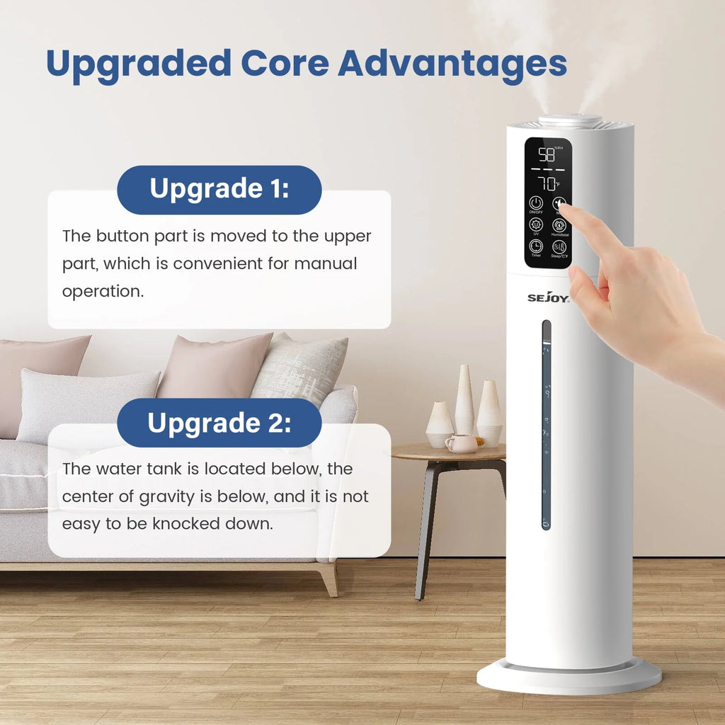 8L Top Fill Ultrasonic Floor Humidifier T836560