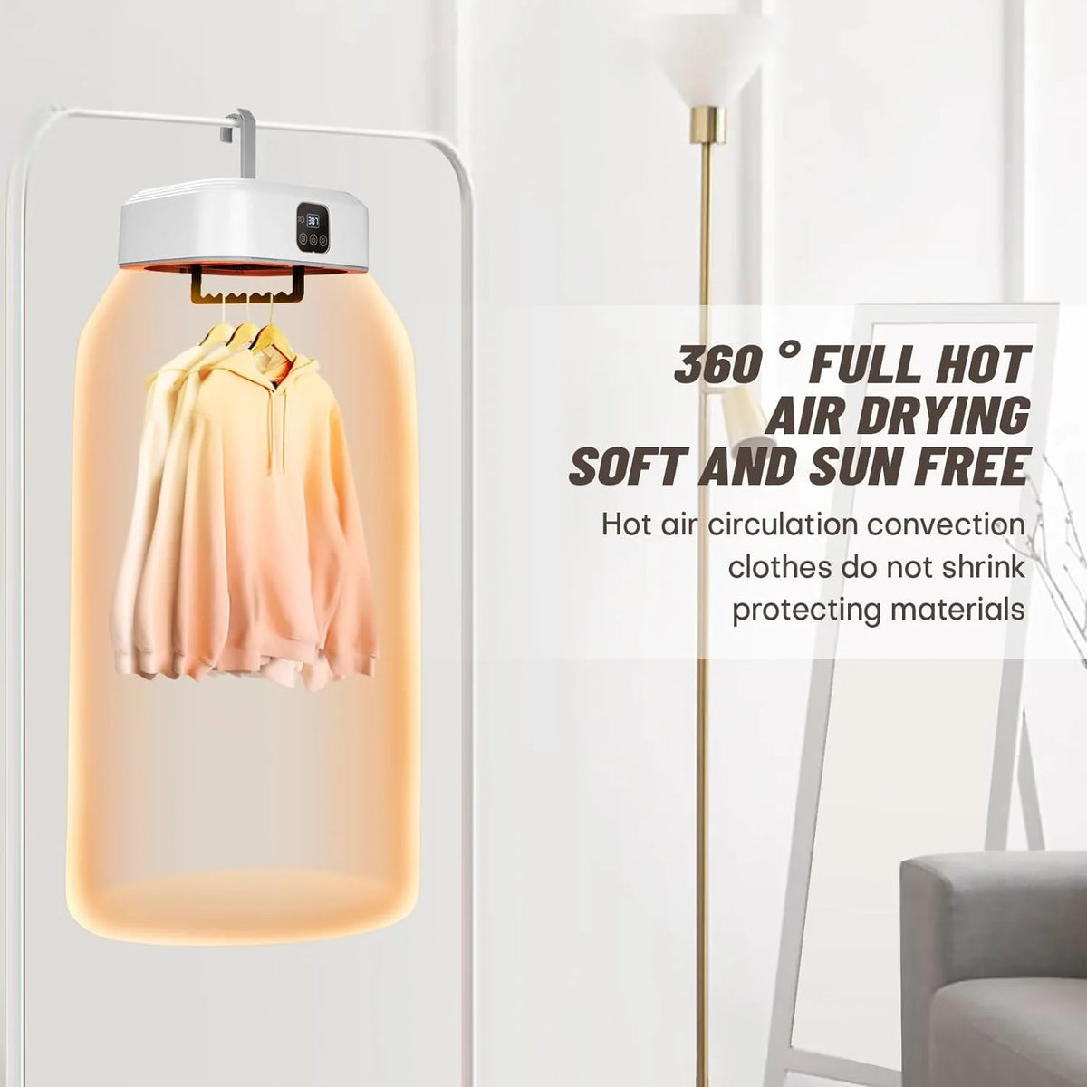 Portable Compact Clothes Dryer with Timer L75068