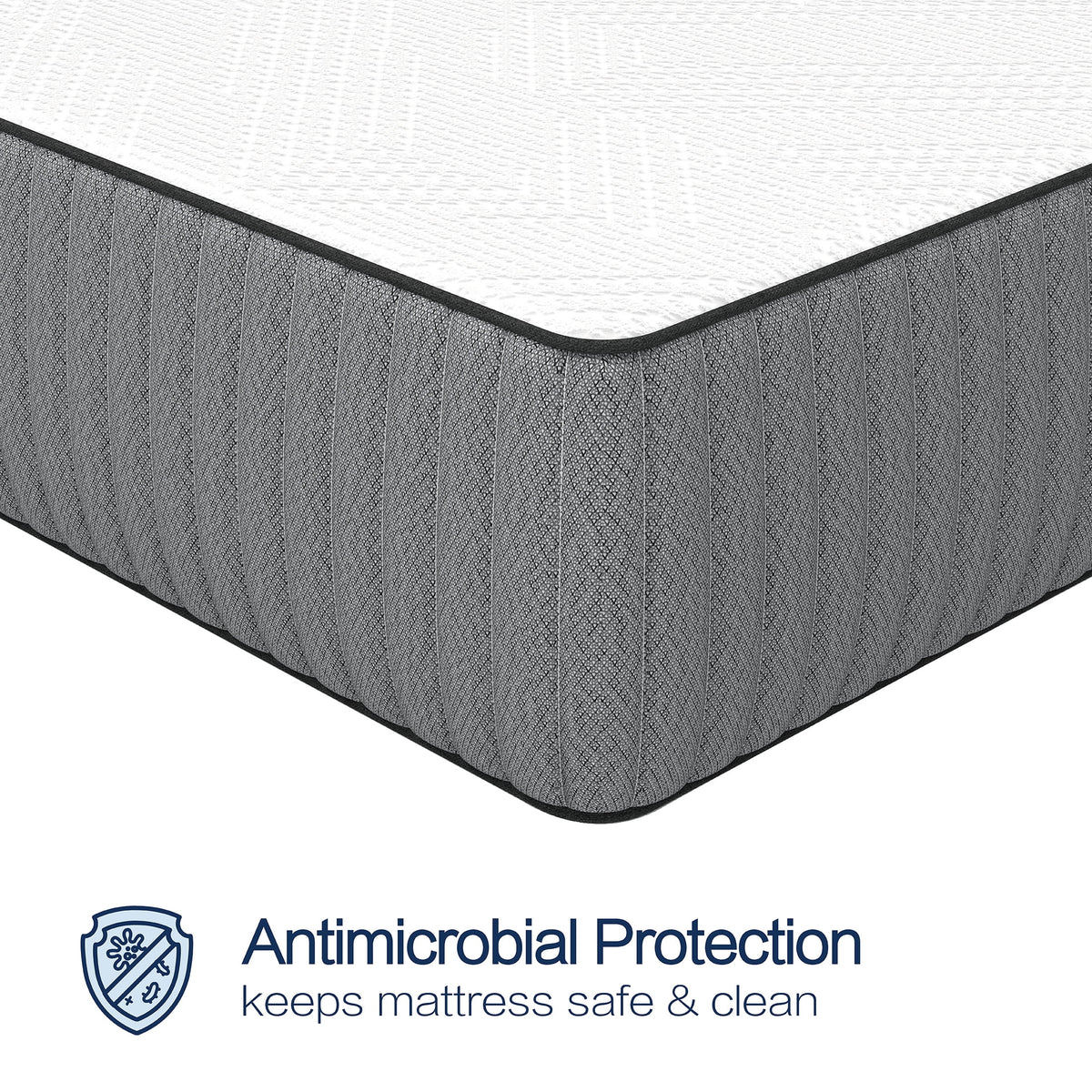12" Medium Firm Gel Memory Foam Spring Mattress, King S56201