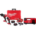 18-Volt Lithium-Ion Brushless Cordless Hammer Drill and Impact Driver Combo Kit with Inflator Z86614