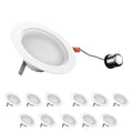 4-Inch Dimmable LED Recessed Lights 12-Pack 4000K U875909