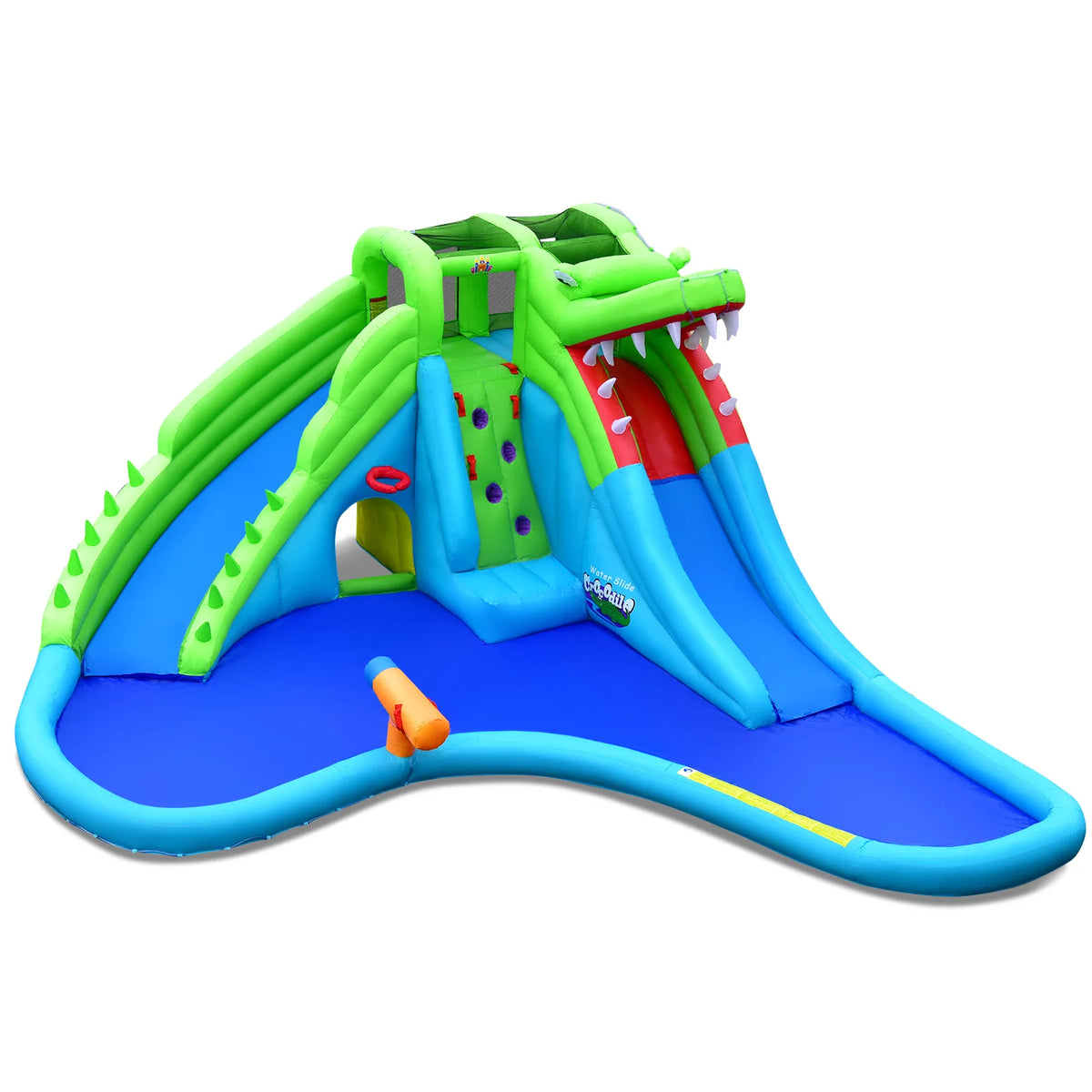 Inflatable Crocodile Water Slide Park with Pool Z168