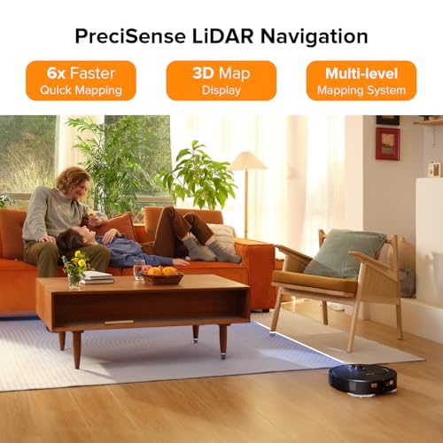 Robot Vacuum and Mop with Auto Mop Washing&Drying R598