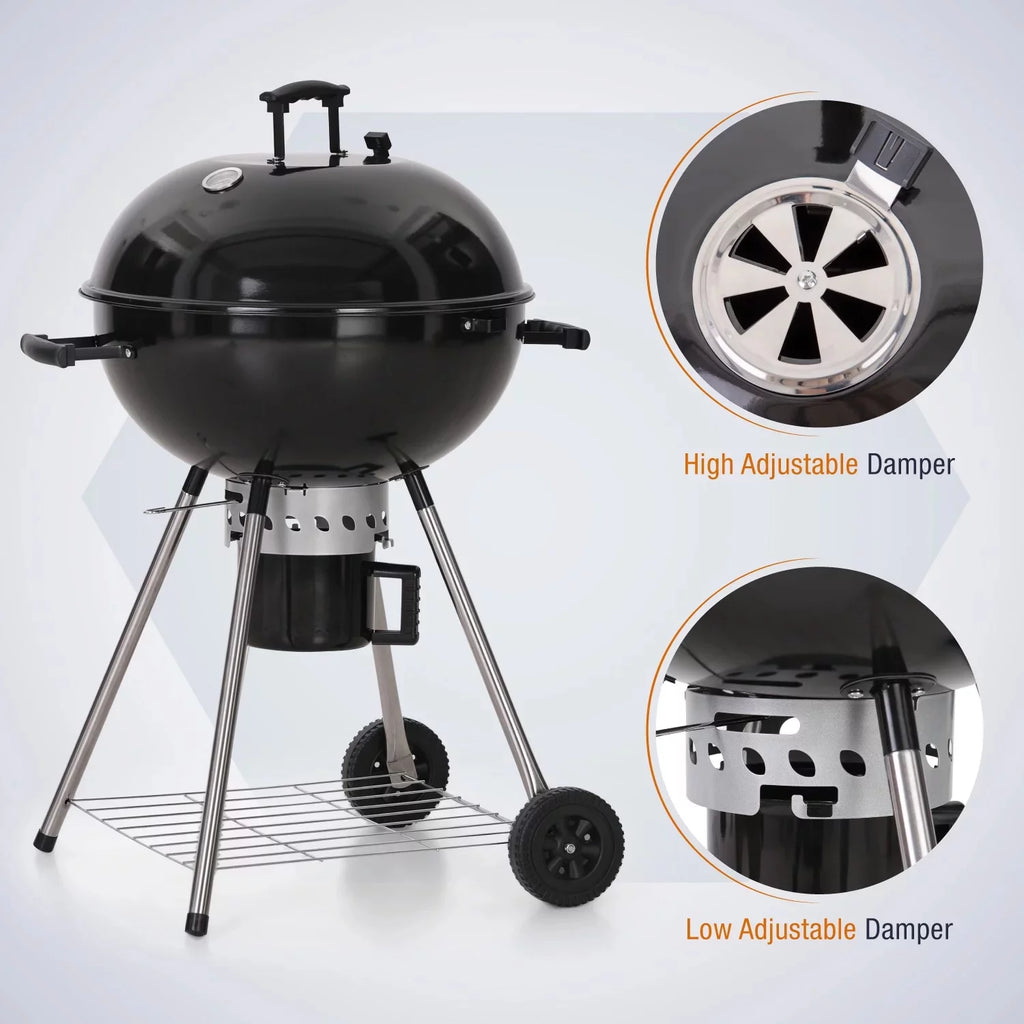 Portable Charcoal BBQ Grill W69239