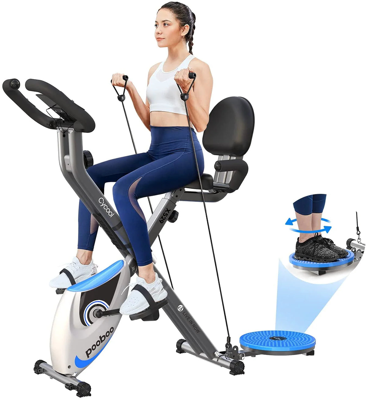 Foldable Magnetic Exercise Bike E21069