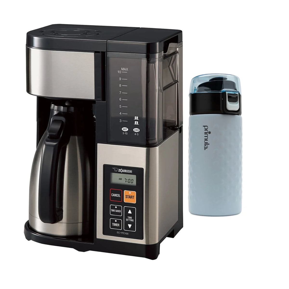 10-Cup Stainless Steel Coffee Maker with Tumbler G44233