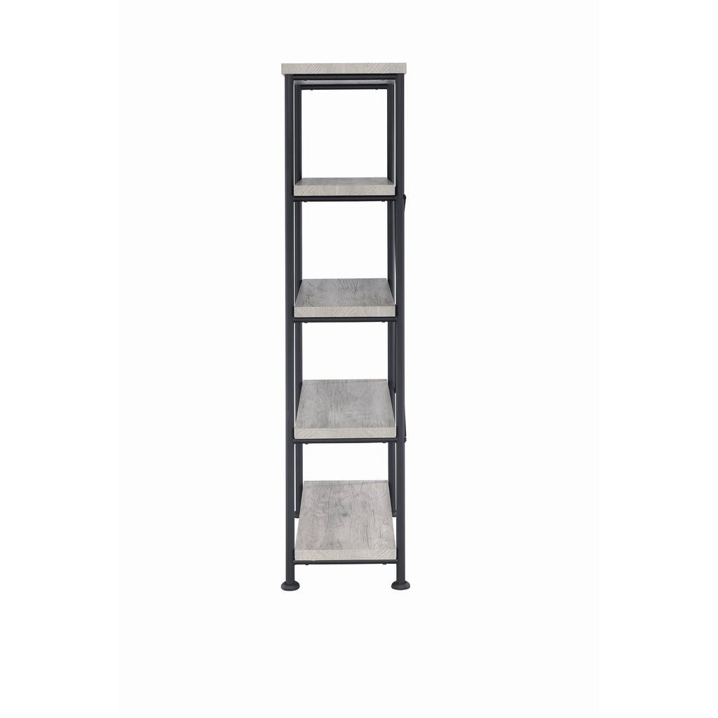 Antique Nutmeg 4-Shelf Bookcase M359