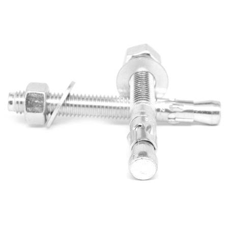 3/4 inch-10 x 5 1/2 inch Coarse Thread Wedge Anchor Zinc Plated 20 Pk W32142