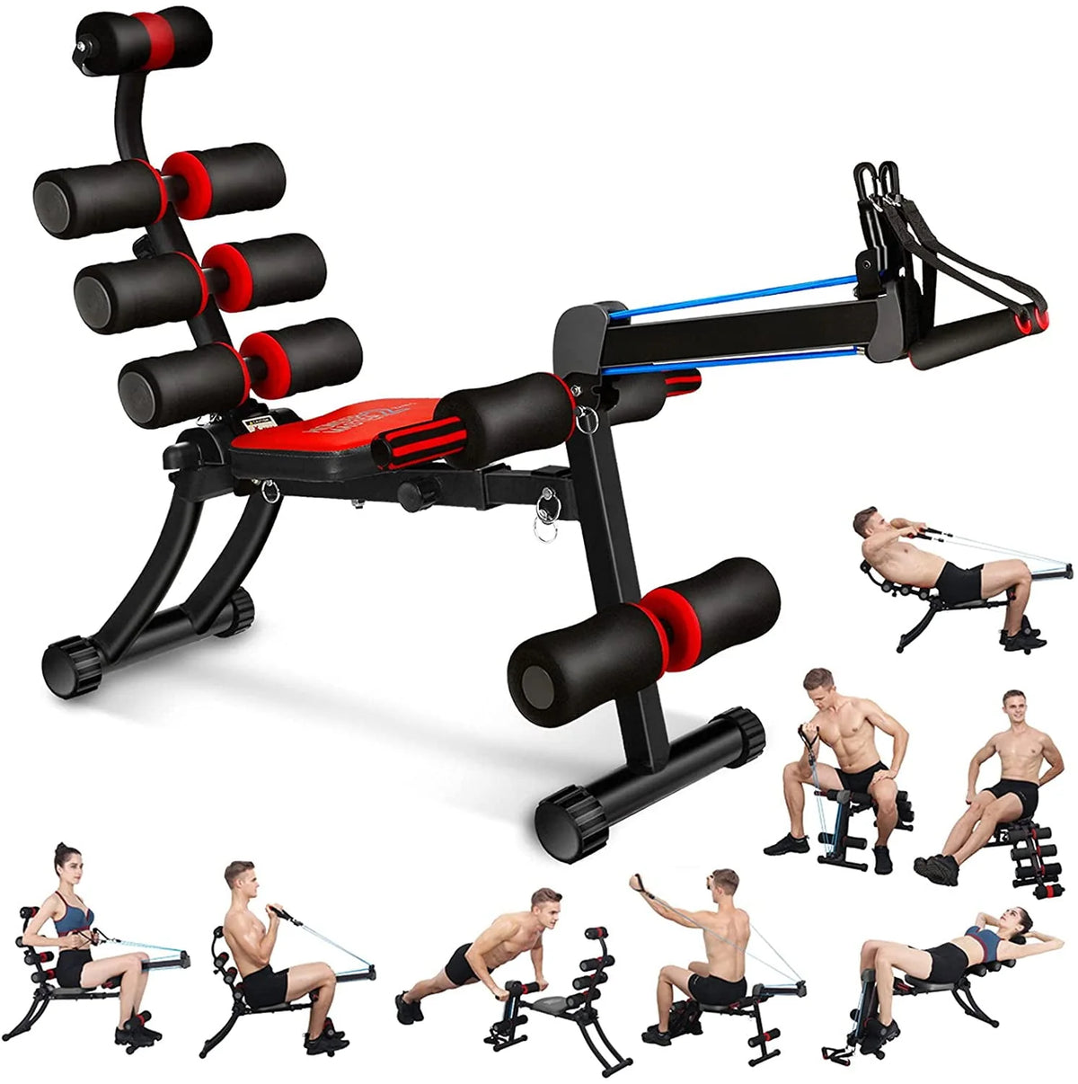 Foldable Adjustable 22 in 1 Abdominal Workout Chair H83226