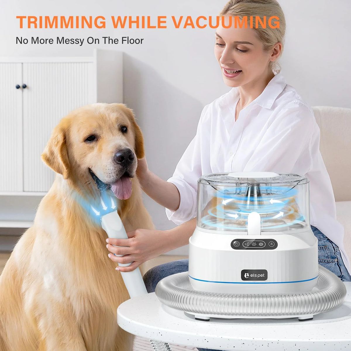 5-in-1 Dog Grooming Vacuum Kit S800