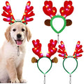 Light up Pet Christmas Headbands 3 Pieces V237