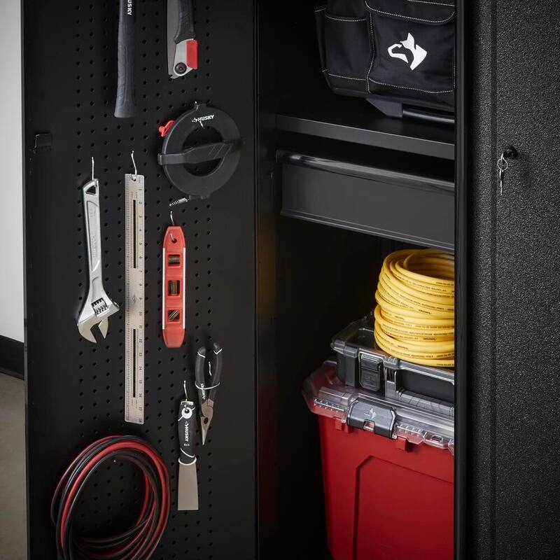 3-Piece Welded Steel Garage Storage System in Black V22015