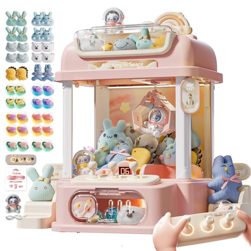 Remote Control Claw Machine with Light Sounds (White) J1577