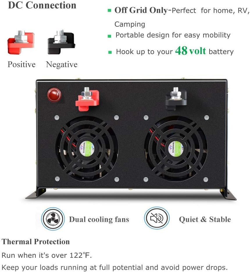 8000W 48V Pure Sine Wave Solar Power Inverter I1110