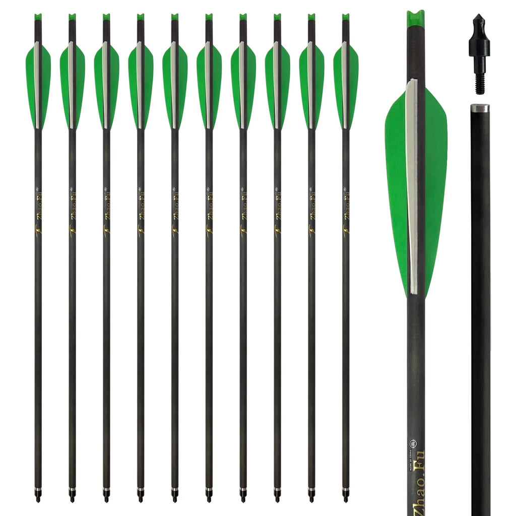 20 Inch Carbon Crossbow Bolts 12 Pack V706059