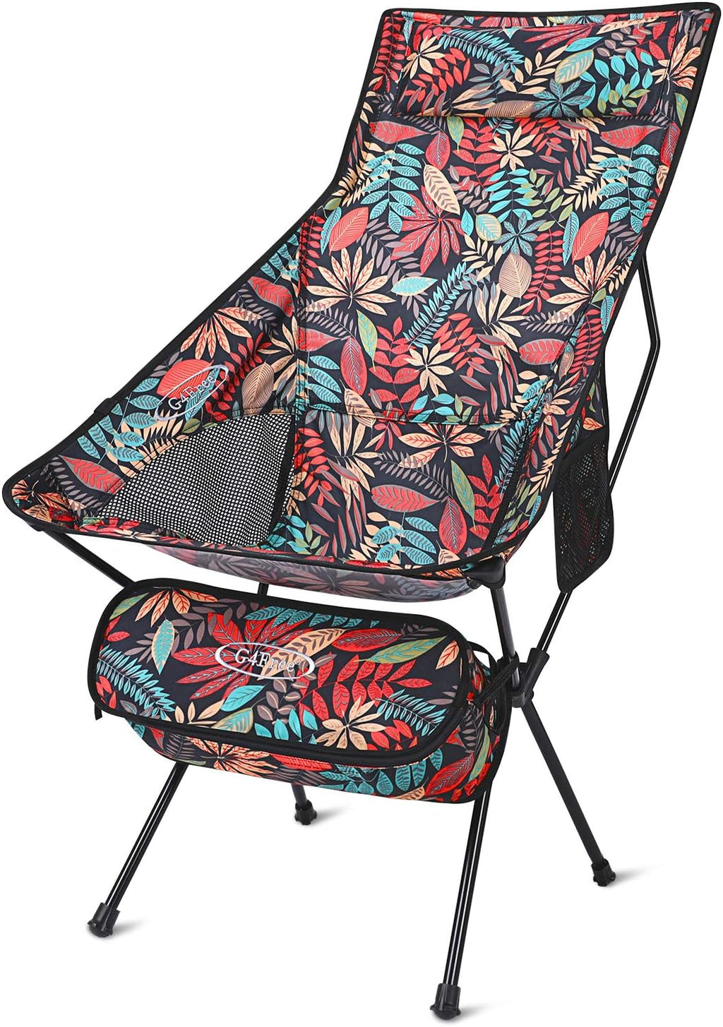 Lightweight Portable High Back Camping Chair with Headrest & Pocket F95351