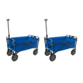 Heavy Duty Compact Folding Utility Cart 2 Pack I531