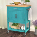Kitchen Cart Butcher Block Y32187