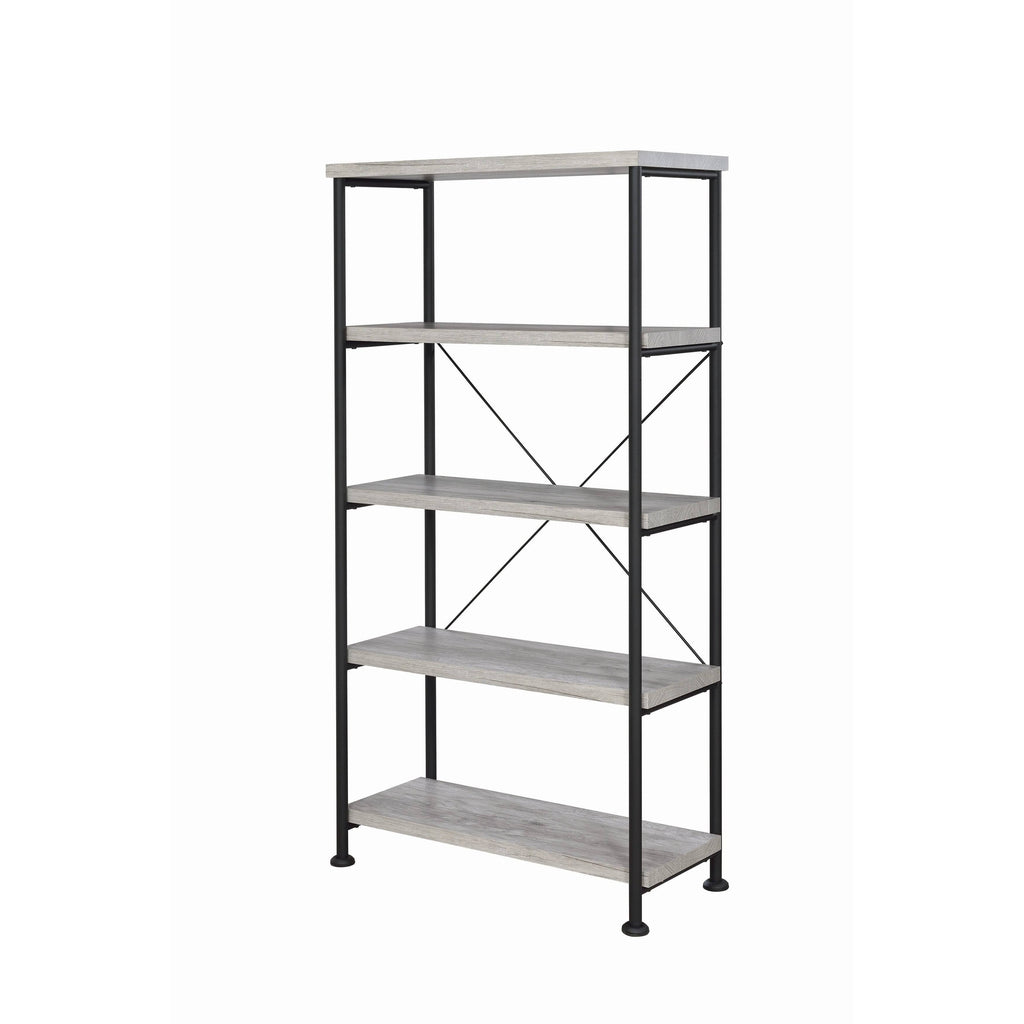 Antique Nutmeg 4-Shelf Bookcase M359