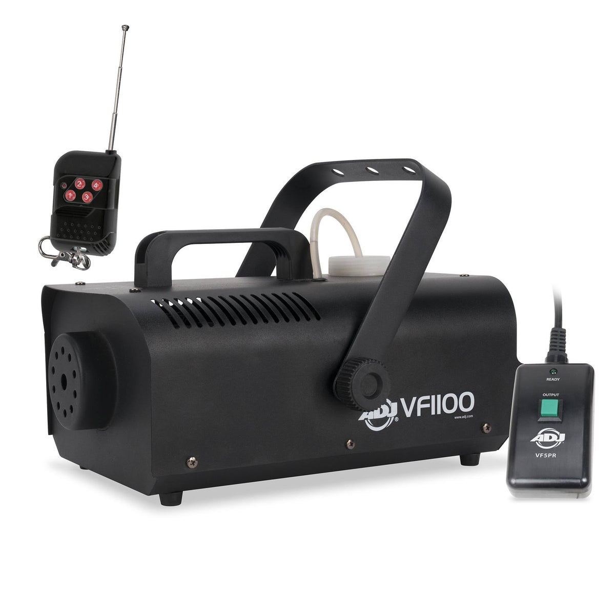 Black 1000 W Mobile Fog Machine with Wireless Remote Control Y203611