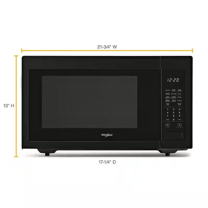 Black 1.6 cu. ft. Countertop Microwave C954
