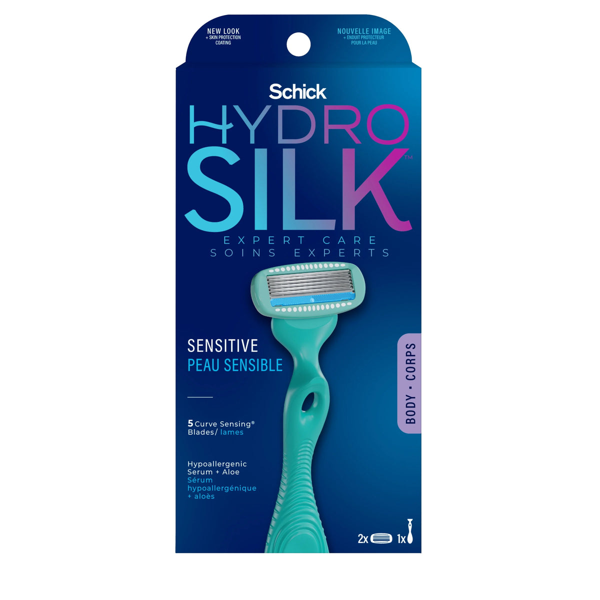 5-Blade Womens Razor with 2 Blade Refills I7151