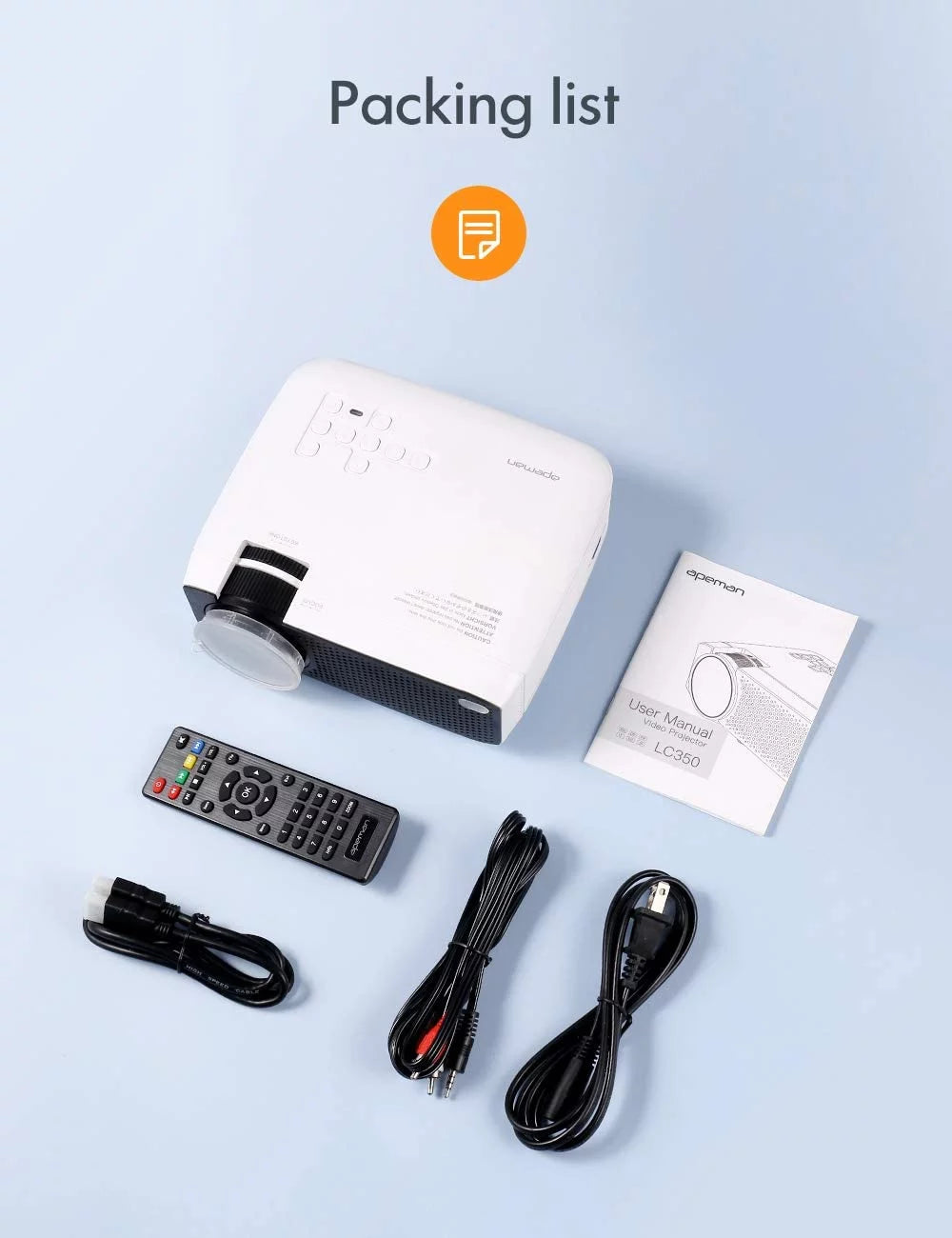 Mini Projector 1080P Supported M1113