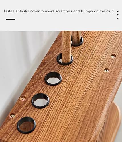 Light Brown Pool Cue Rack for 8 Sticks E11254