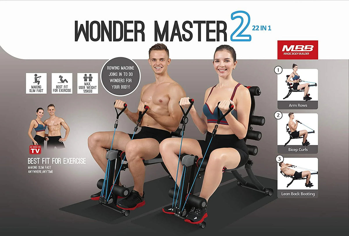 Foldable Adjustable 22 in 1 Abdominal Workout Chair H83226
