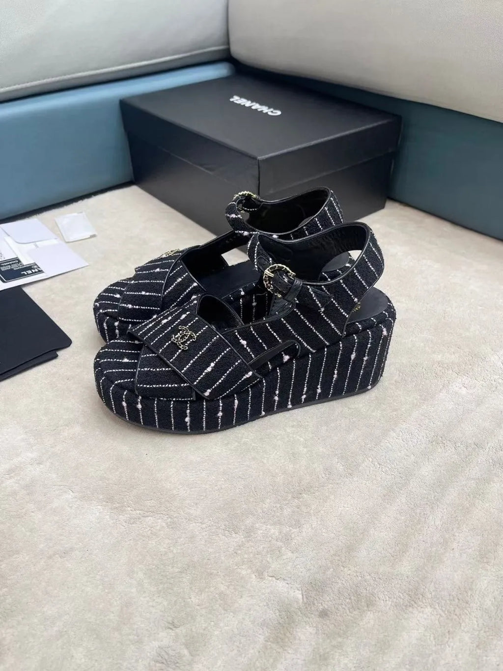 Women Sandals Shoes 5cm Heels Q666755