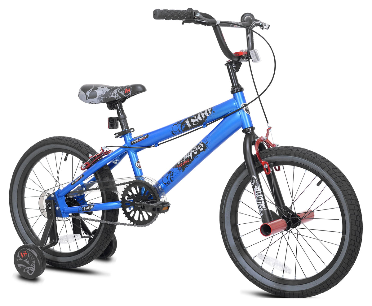 18-inch Blue Freestyle BMX Bicycle P51420