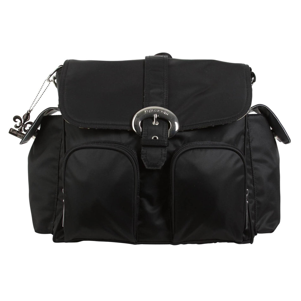 Black Nylon Diaper Bag U7138