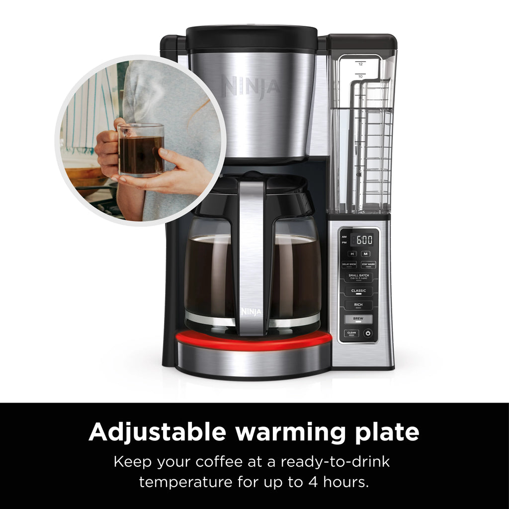 12-Cup Programmable Coffee Maker with Glass Carafe Y4709
