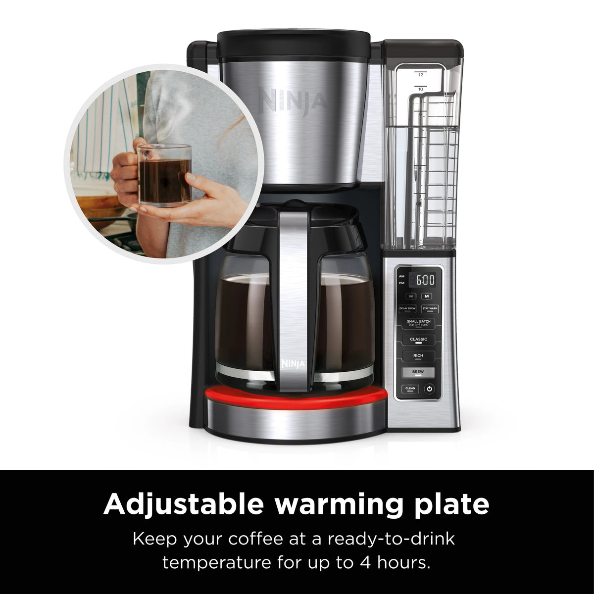 12-Cup Programmable Coffee Maker with Glass Carafe Y4709