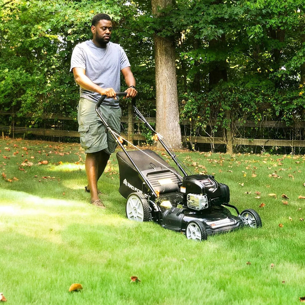 Self Propelled Gas Lawn Mower 150cc 22-inch Steel Deck 3-in-1 Q638