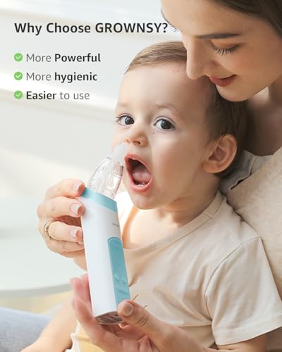 Baby Nasal Aspirator with 3 Soft Silicone Tips U357338