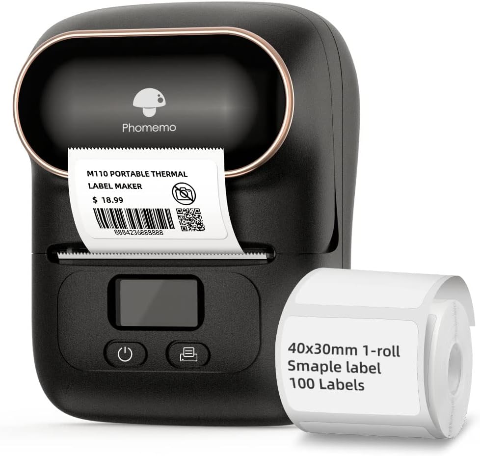 Pink Mini Bluetooth Thermal Label Printer G511