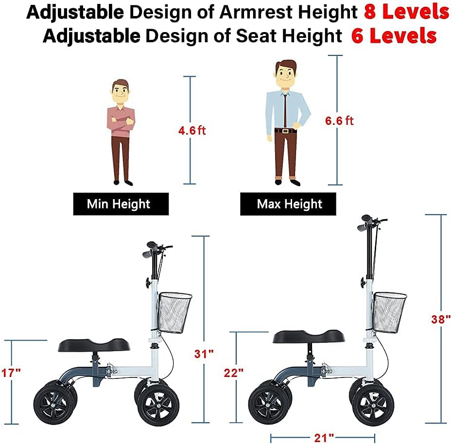 All-Terrain Foldable Knee Scooter O52951